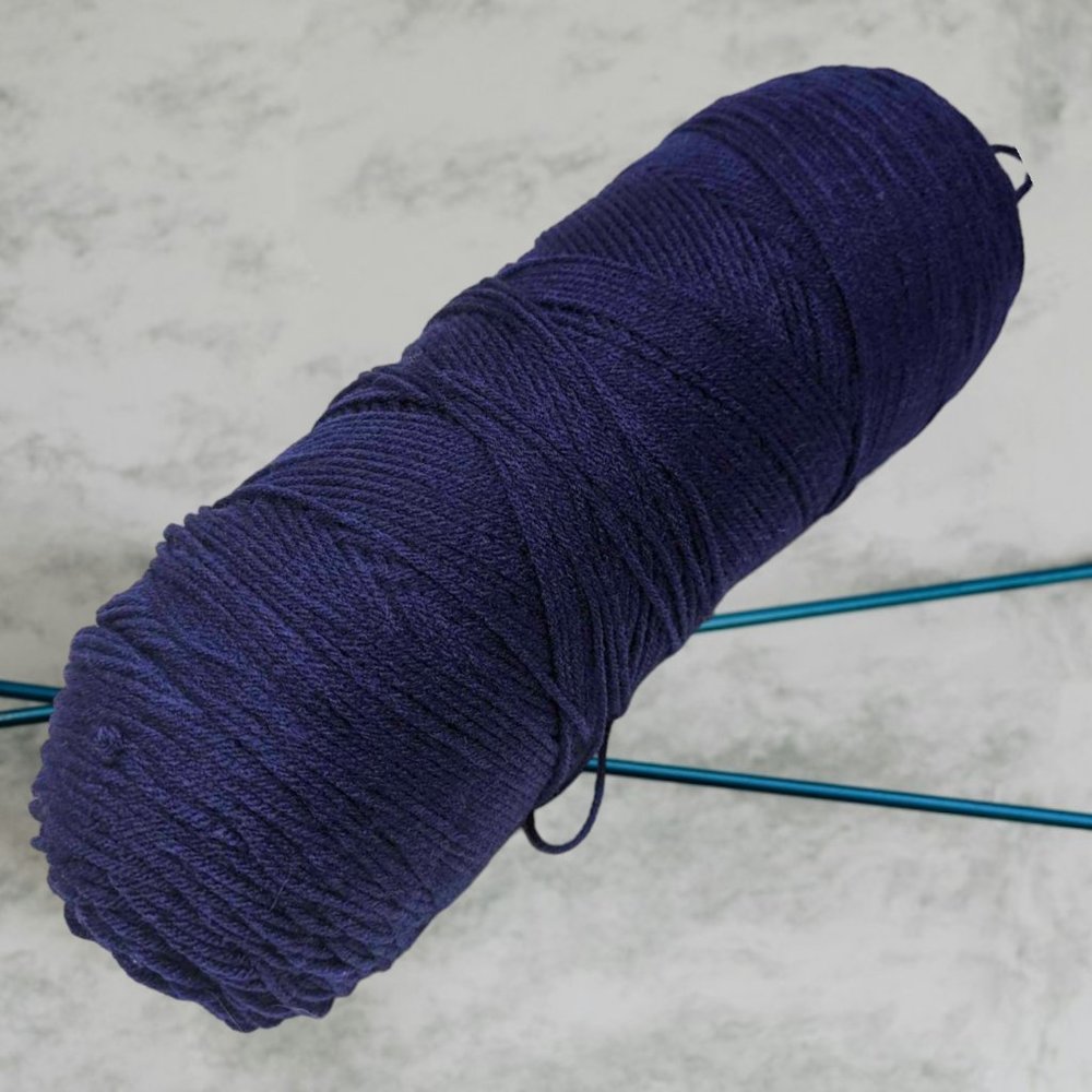 Giant Skein of Navy Blue Yarn Caron One Pound